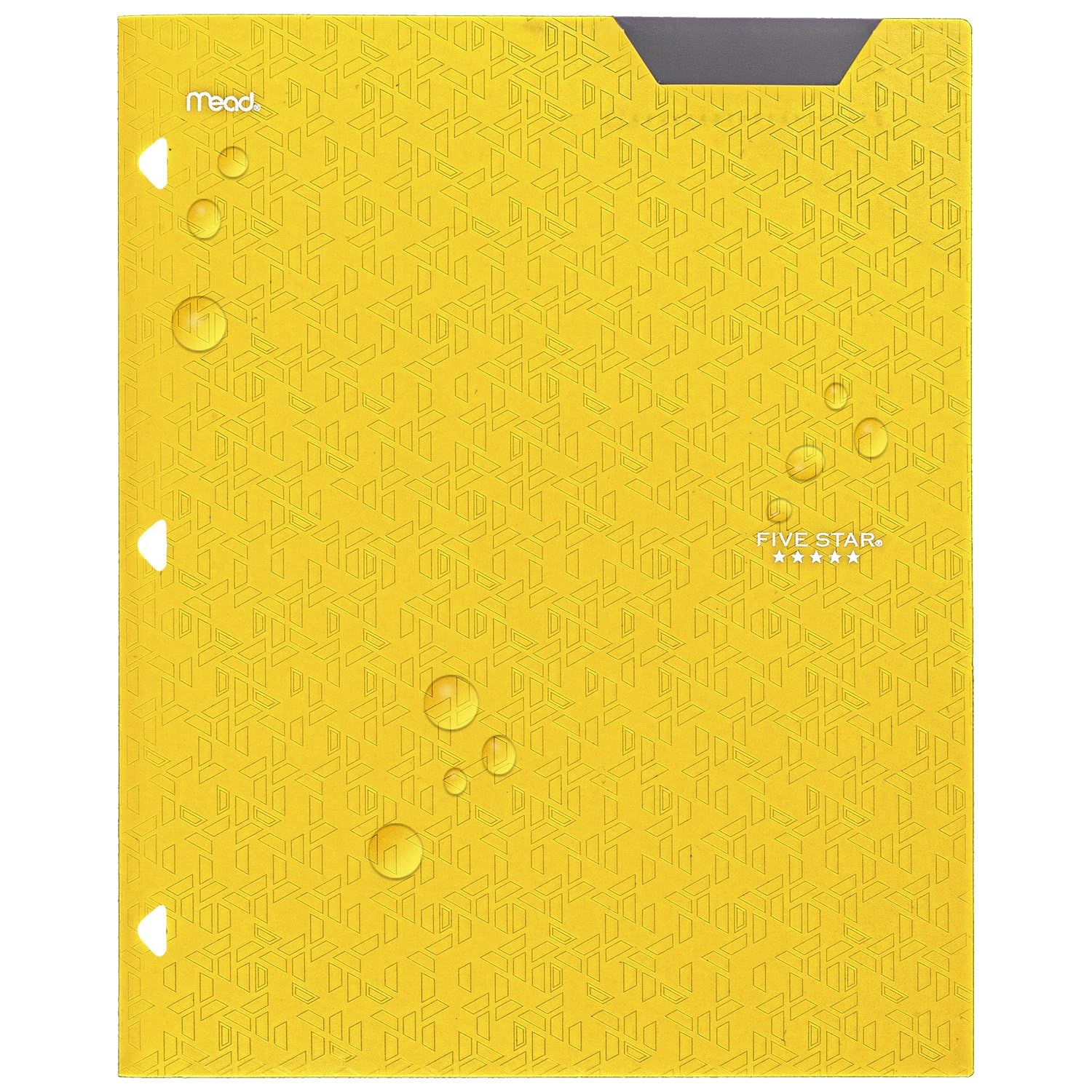 Five Star 2-Pocket Folder, 4 Pack, Plastic Folder with Stay-Put Tabs, Fits 3-Ring Binder, Holds 8-1/2" x 11" Paper, Tidewater Blue, White, Amethyst Purple, Harvest Yellow (38065) - Image 5