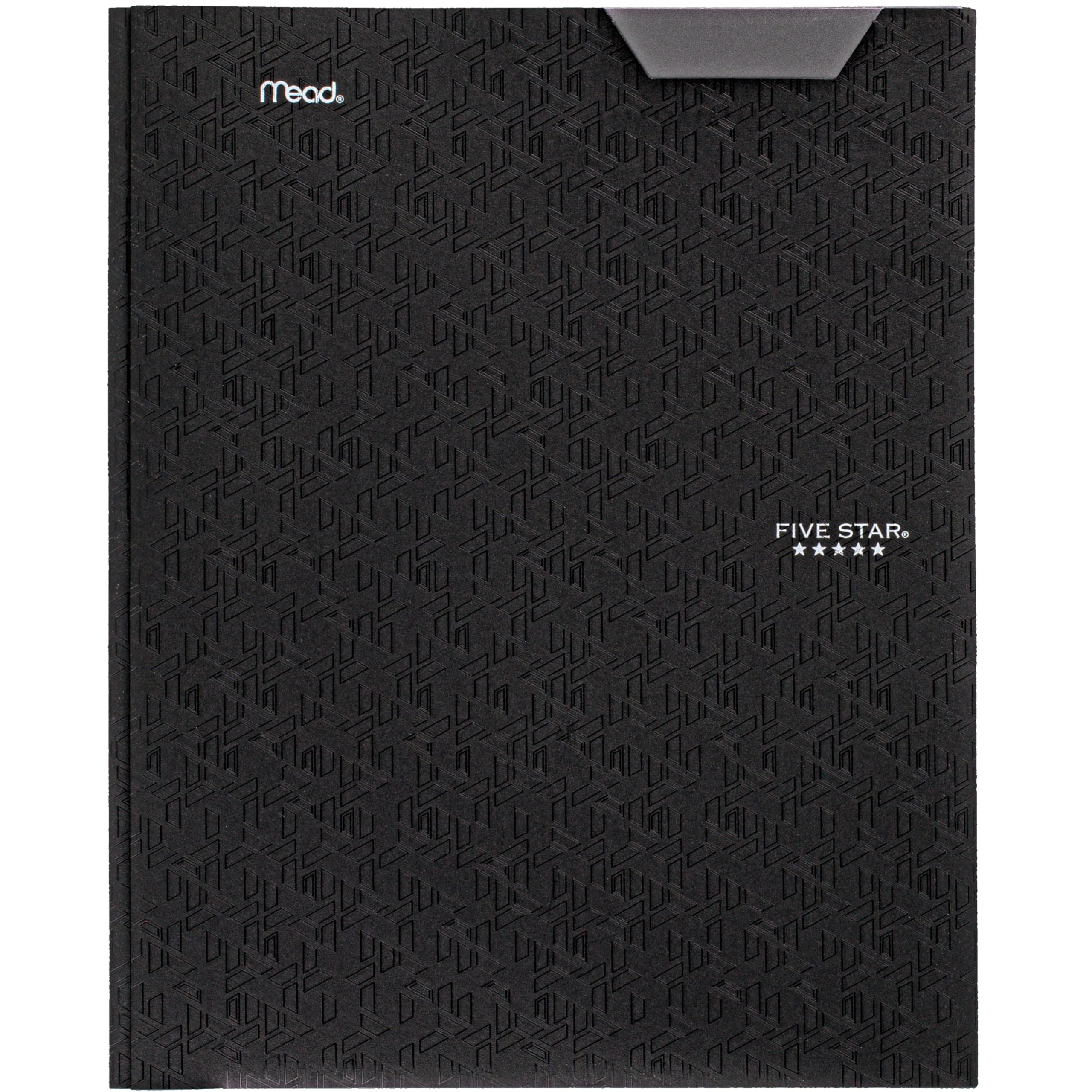 Five Star 2-Pocket Folder, Plastic Folder with Stay-Put Tabs and Prong Fasteners, Holds 8-1/2" x 11" Paper, Black (72113) - Image 9