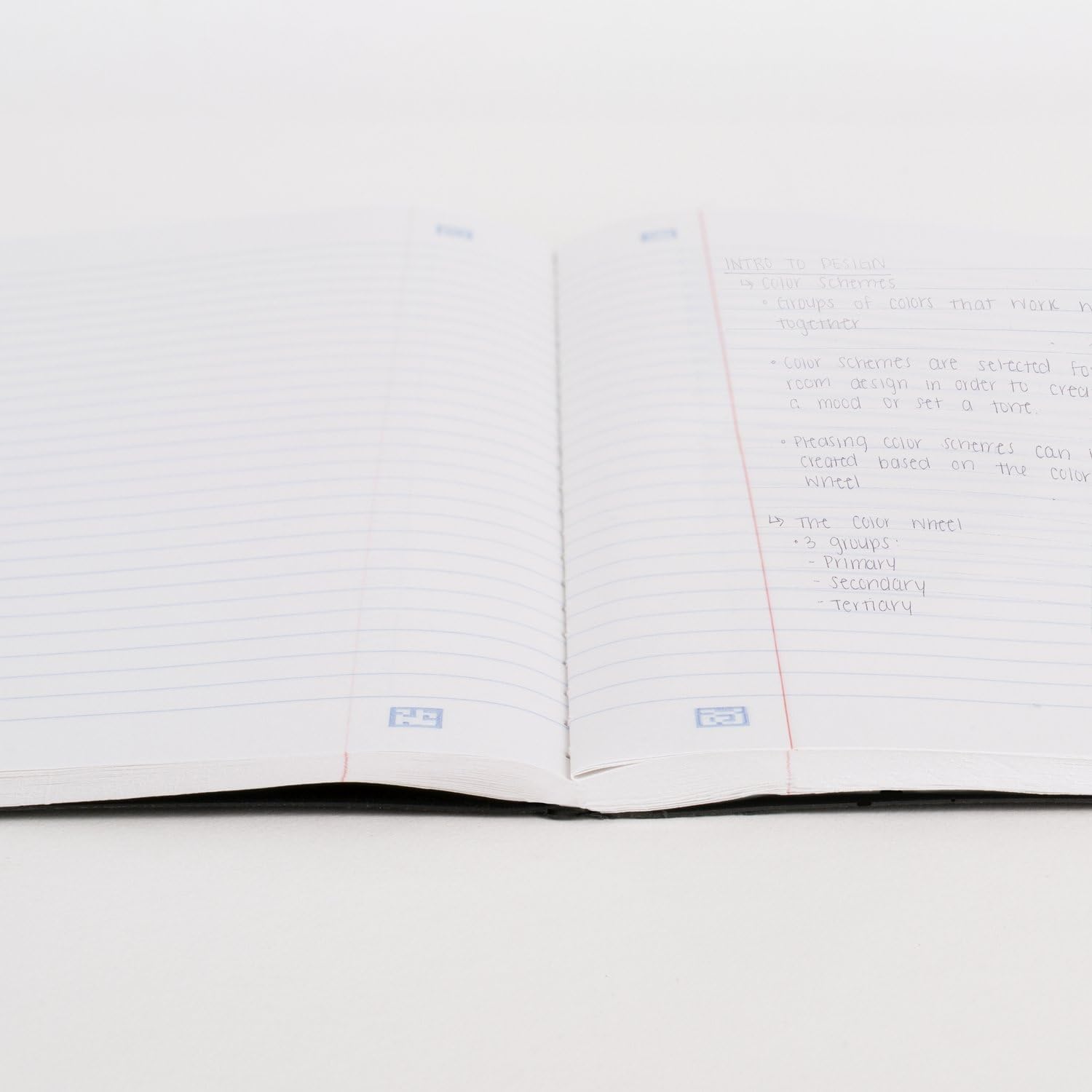 Five Star Composition Books + Study App, 4 Pack, College Ruled Paper, 9-3/4" x 7-1/2", 80 Sheets, Anti-Microbial, Black, Red, Green and Blue (850070A-ECM) - Image 4