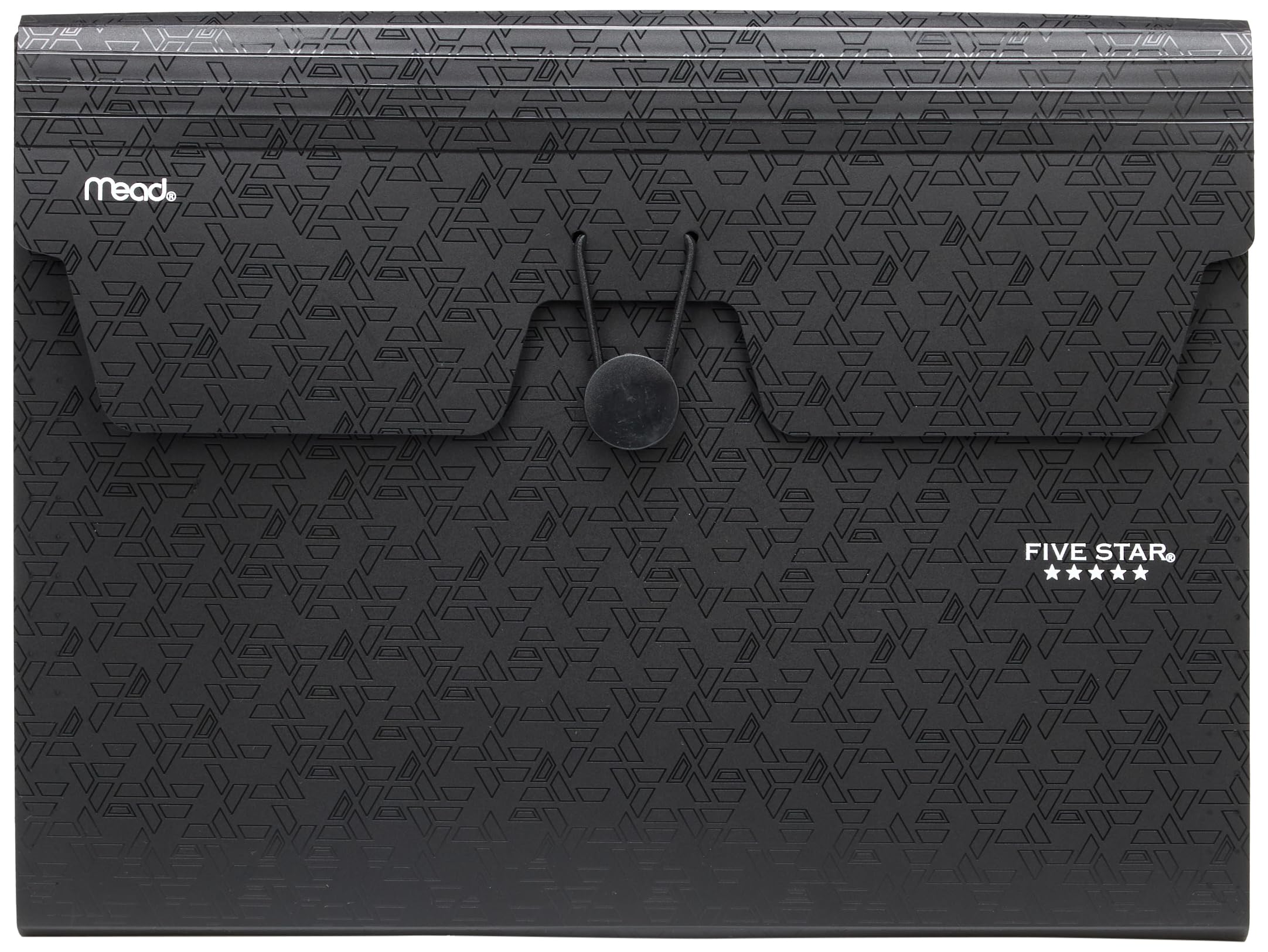 Five Star Expanding File Organizer, 6-Pocket Accordian File Organizer, Bungee Closure, Holds 8-1/2" x 11" Paper, Black (72391) - Image 4