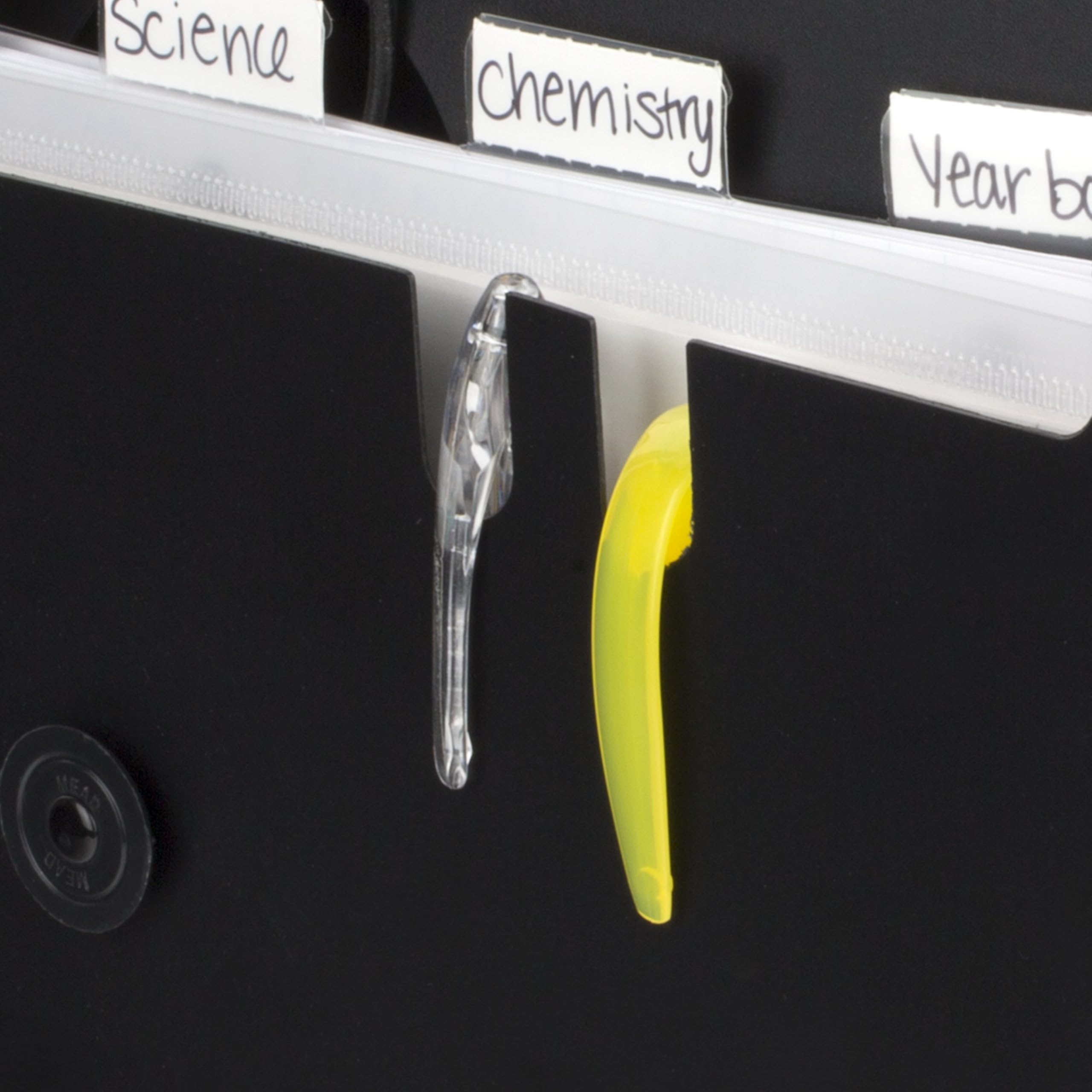 Five Star Expanding File Organizer, 6-Pocket Accordian File Organizer, Bungee Closure, Holds 8-1/2" x 11" Paper, Black (72391) - Image 6