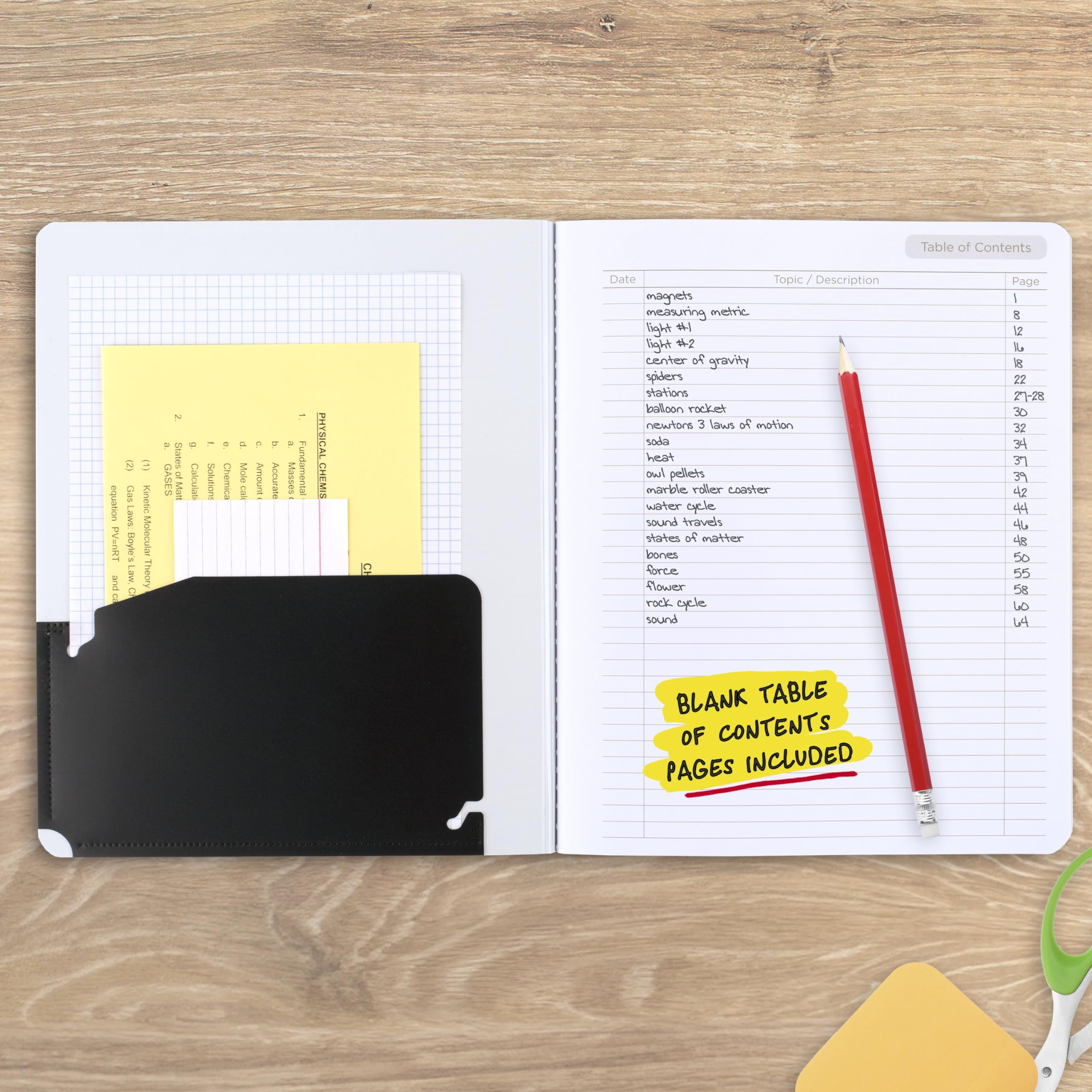 Five Star Interactive Notetaking Composition Book, 1 Subject, College Ruled Paper, 9" x 11", 100 Sheets, Customizable, Assorted Colors, 6 Pack (38612) - Image 4