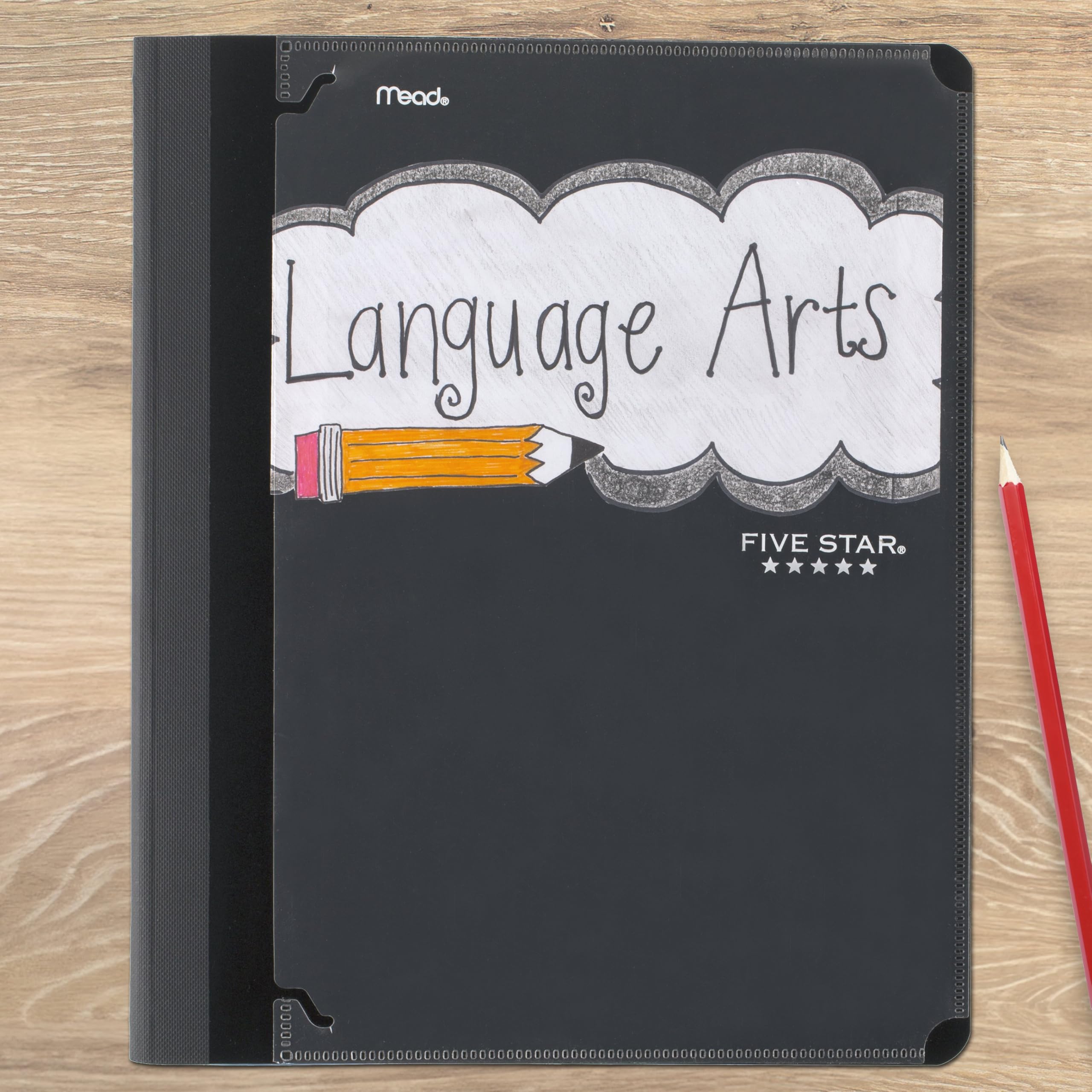 Five Star Interactive Notetaking Composition Book, 1 Subject, College Ruled Paper, 9" x 11", 100 Sheets, Customizable, Assorted Colors, 6 Pack (38612) - Image 7