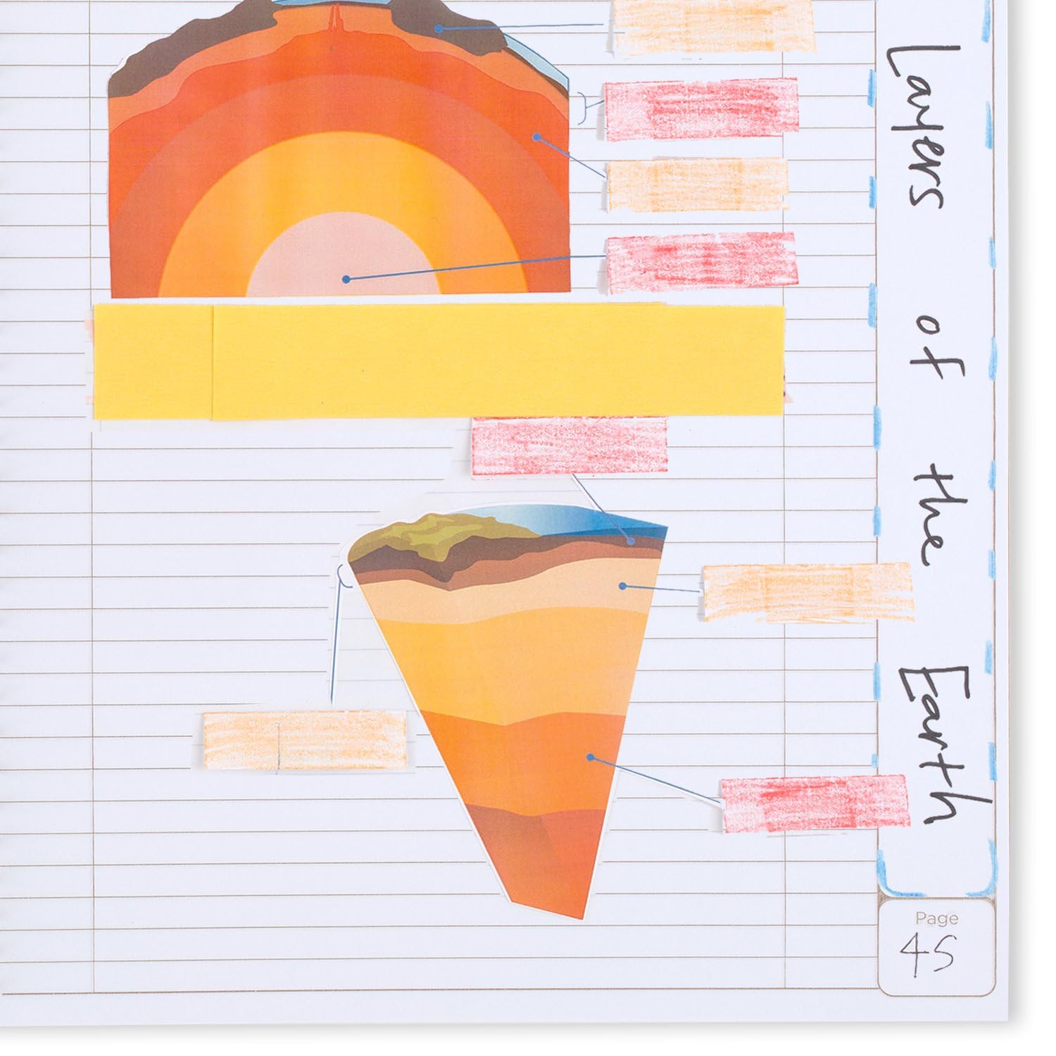 Five Star Interactive Notetaking Spiral Notebooks, 6 Pack, 1 Subject, College Ruled Paper, 11" x 8-1/2", 100 Sheets, Assorted Colors (820019-ECM) - Image 3