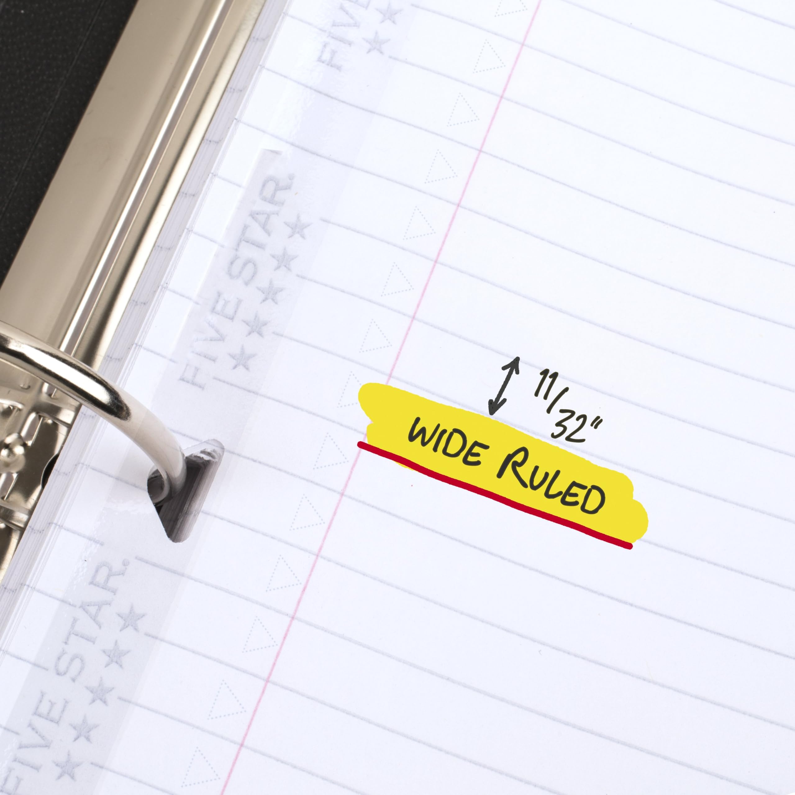 Five Star Loose Leaf Paper + Study App, Wide Ruled Filler Notebook Paper, Reinforced, Fights Ink Bleed, 8" x 10-1/2", 200 Sheets (150039) - Image 6