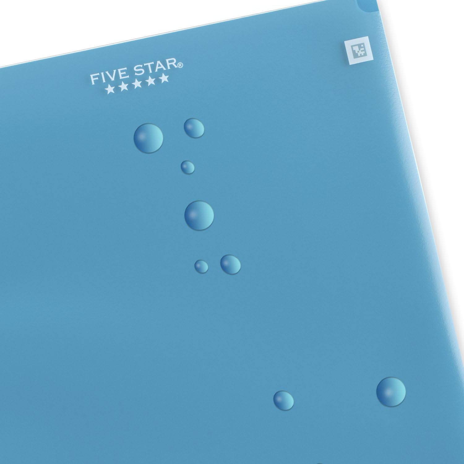 Five Star Pocket Folder + Study App, 4 Pack, 2 Pocket Folder, Customizable Cover, Fits 3 Ring Binder, White, Amethyst Purple, Harvest Yellow, Tidewater Blue (330092B-ECM) - Image 5